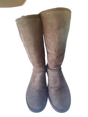 UGG Tall Suede Winter Boots - Chestnut Brown